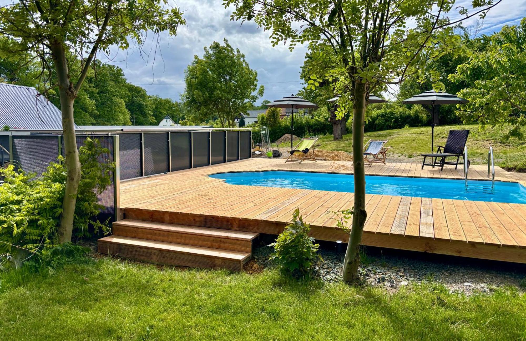 Ferienwohnungen Brenner Einchecken Und Wohlfuehlen Langenbernsdorf Exteriör bild